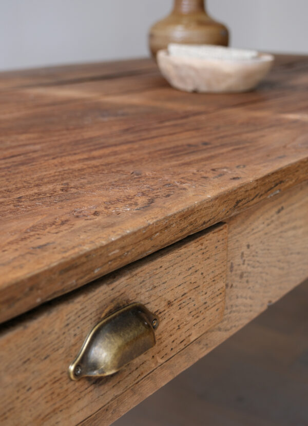 Table de ferme ancienne en bois massif