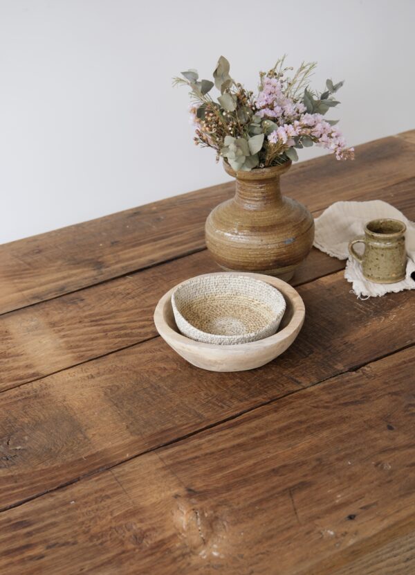 Table de ferme ancienne en bois massif