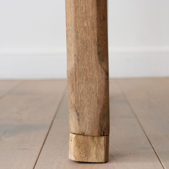 Table de ferme ancienne en bois massif – Image 10