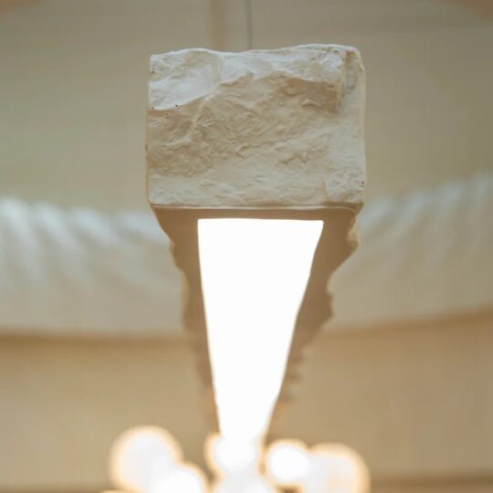 Suspension linéaire Led effet pierre – Image 4