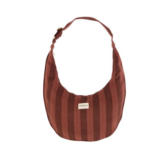 Sac porté épaule Saint Honoré en coton rayé – Image 4