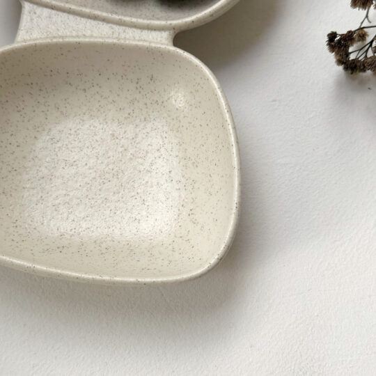 plateau apéritif blanc moucheté
