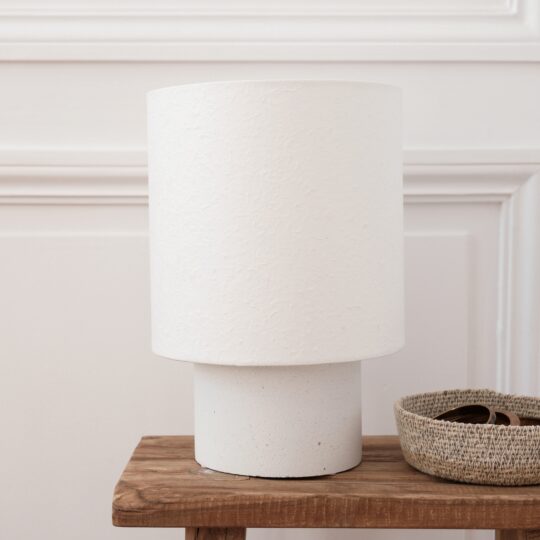 Lampe à poser effet béton