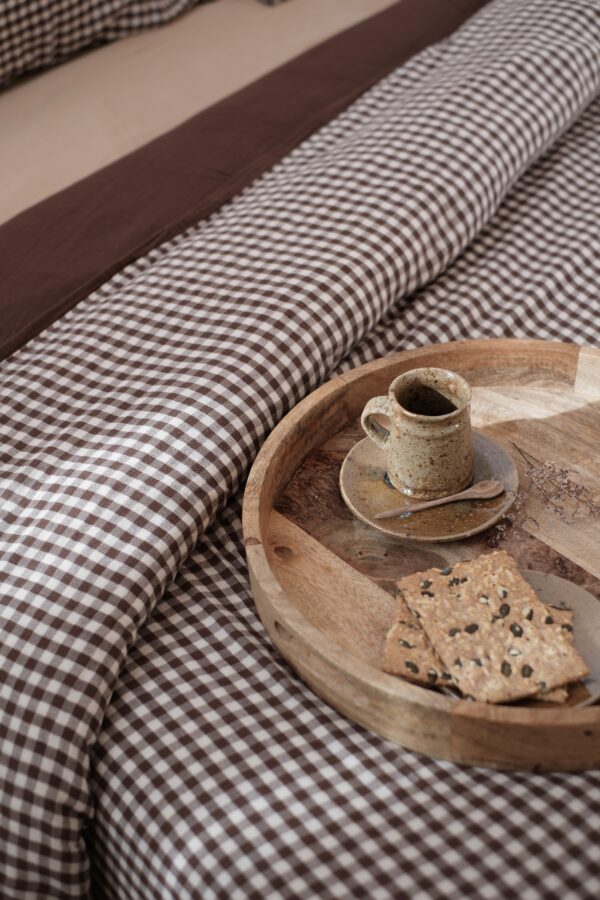 Housse de couette en gaze de coton 220x240 et 240x260cm - 3 coloris