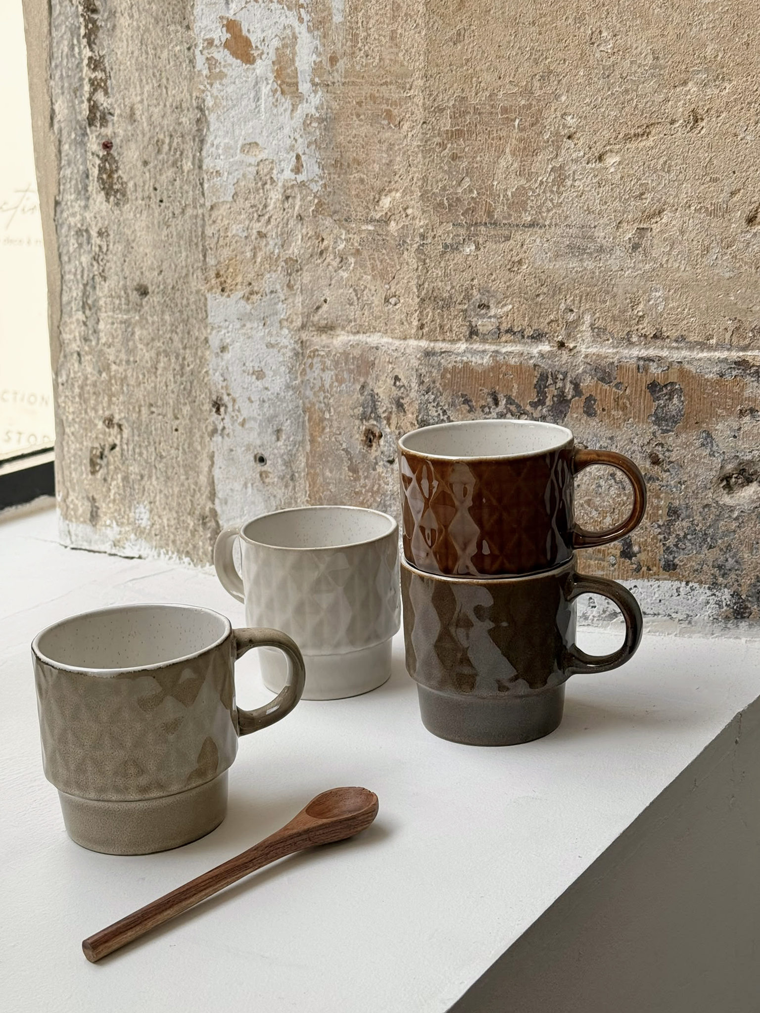 set de 4 mugs