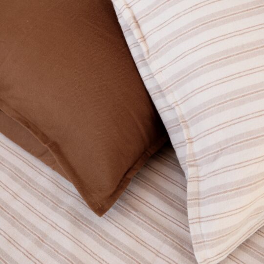 Paire de taie d'oreiller en flanelle - 60x60 et 50x70cm – Image 4