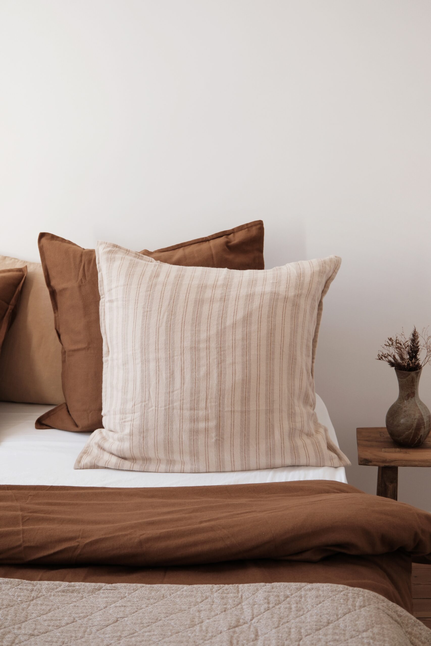 Paire de taie d'oreiller en flanelle - 60x60 et 50x70cm – Image 2