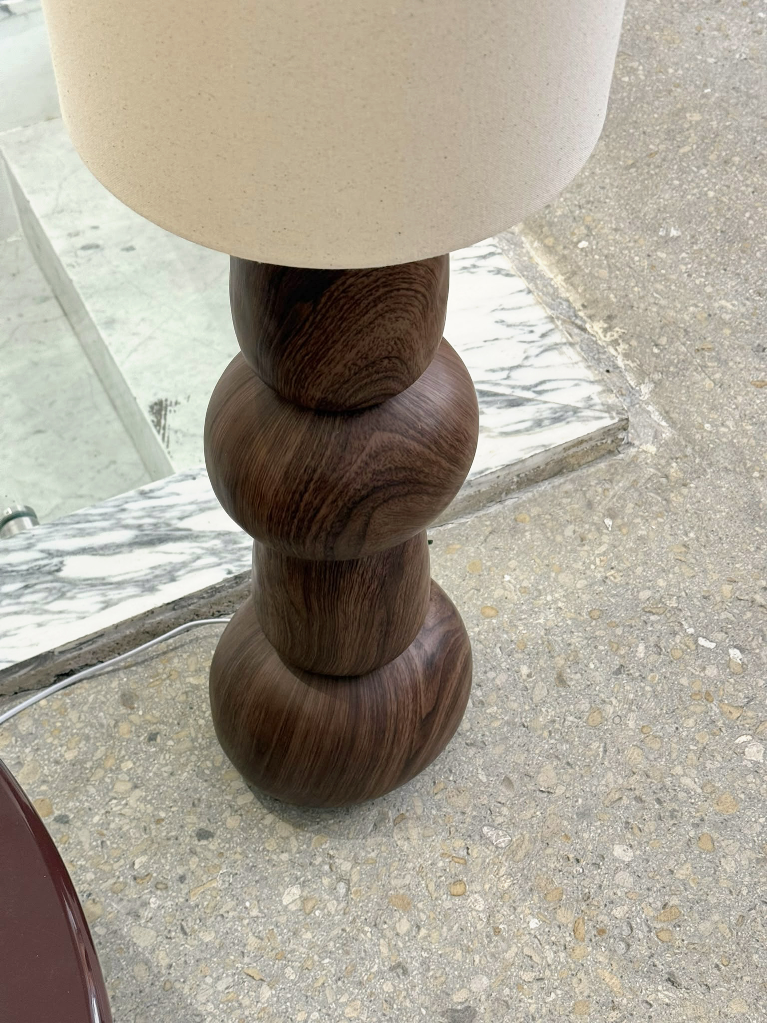 lampadaire boule en céramique - 2 coloris – Image 2