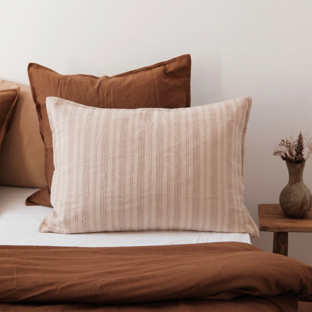 Paire de taie d'oreiller en flanelle - 60x60 et 50x70cm – Image 7