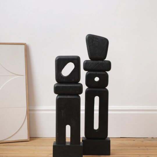 statue totem noir